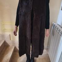 vera pelliccia smanicata da donna tg 46