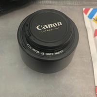 Obiettivo canon ultrasonic 50 mm