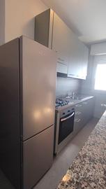 cucina, camera da letto, divano, parete soggiorno