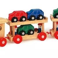 Gioco in Legno : Treno navetta con macchinine