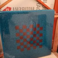 Piano tavolo in marmo tecnico 70x70