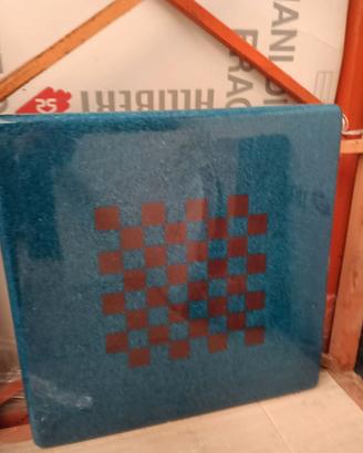 Piano tavolo in marmo tecnico 70x70
