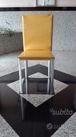 Tavolo ferro battuto e cristallo + 4 sedie Pezzoli