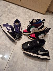 Scarpe nike  lotto sneaker nike dunk jordan
