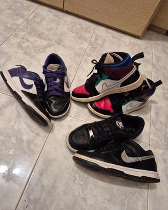 Scarpe nike  lotto sneaker nike dunk jordan