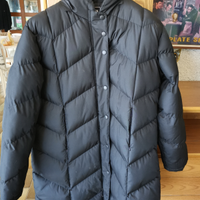 Cappotto nero e azzurro