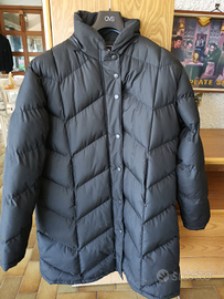 Cappotto nero e azzurro