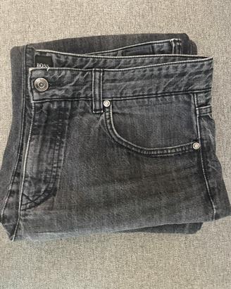 Hugo Boss Uomo jeans Grigio Scuro / Nero