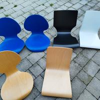 Scocche sedie in legno o plastica 