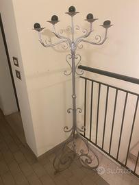 Candelabro in Ferro Battuto 5 Bracci