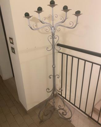 Candelabro in Ferro Battuto 5 Bracci