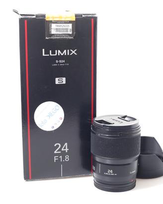 OBIETTIVO PANASONIC LUMIX S 24 MM F/1.8. L-MOUNT.
