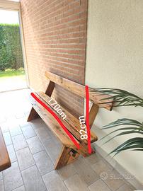 panca in legno 