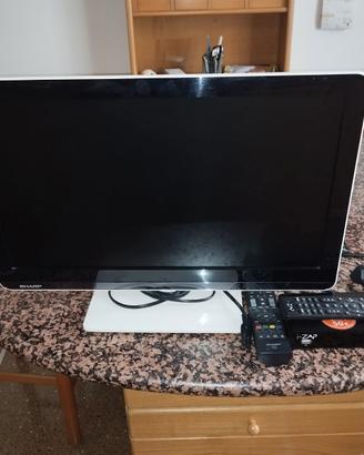 TV Sharp Aquos  con decoder I-ZAP