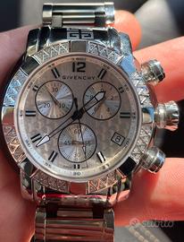 Orologio crono givenchy brillanti veri!!!!!