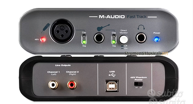 Scheda Audio USB M-Audio Fast Track No Focusrite
