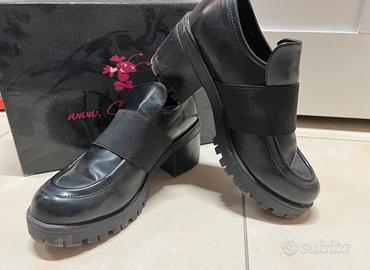 Mocassino donna con tacco