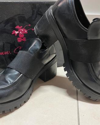 Mocassino donna con tacco