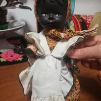 bambola di colore  in celluloide h cm 27 anni 50