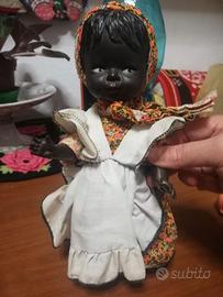 bambola di colore  in celluloide h cm 27 anni 50