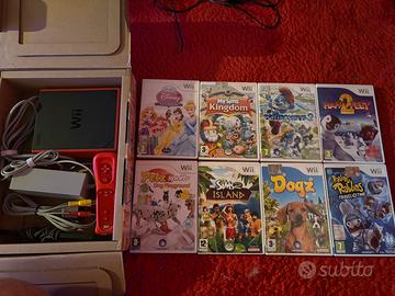 Nintendo Wii Edizione Limitata + 8 Videgiochi