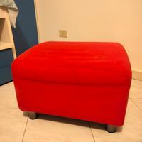 Pouf rosso 