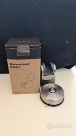 supporto doccia con ventosa in acciaio