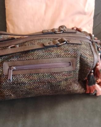 Borsa verde tessuto