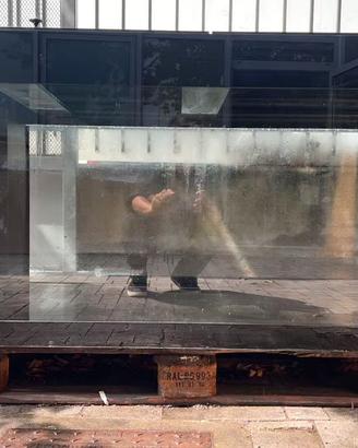 Acquario chiuso 170x80x72h mobile 180x85x100h