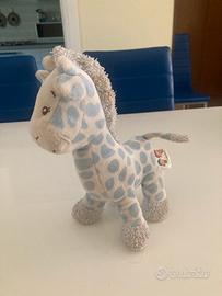 Peluche a forma di giraffa e pupazzo contenitore