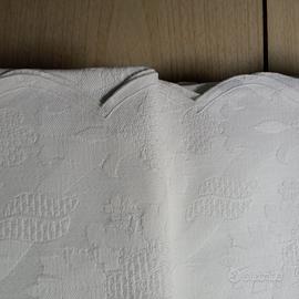 Coperte matrimoniali piquet bianche