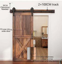 Binario per porta scirrevole
