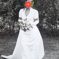 Abito sposa in seta tg44