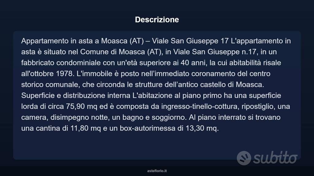 Appartamento – Moasca, Asti - Vista 4