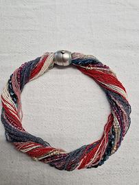 collana torchon  conterie Murano