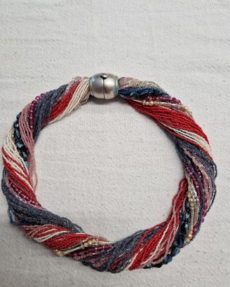 collana torchon  conterie Murano