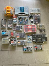 Lotto minuteria e accessori da lavoro