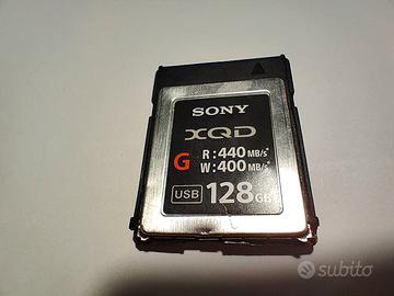 Sony Memoria XQD 120 GB Serie G, Lettura 440 MB/s