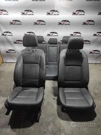 Set sedili in piele nera bmw serie 5 f10 2010-2013