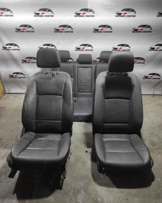 Set sedili in piele nera bmw serie 5 f10 2010-2013