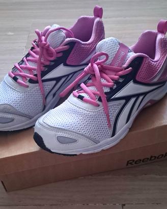 Scarpe da ginnastica Reebok rosa bianche e nere