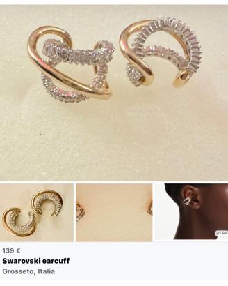 Swarovski EarCuff Hyperbola
