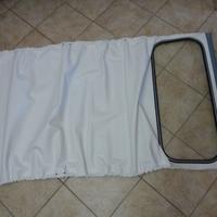 Capote 2 cv (2 cavalli) pvc bianco con lunotto