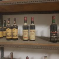 Bottiglie di vino annate 1967, 1969, 1971, 72, 73