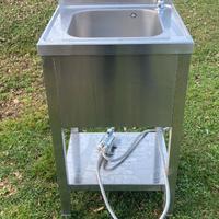 LAVANDINO COMPLETAMENTE IN INOX