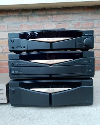 IMPIANTO HOME THEATRE KENWOOD + CASSE + DVD SONY