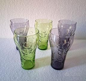 Bicchieri Coca Cola McDonald's 2010 - Set 5 Pezzi
