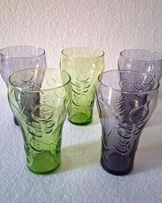 Bicchieri Coca Cola McDonald's 2010 - Set 5 Pezzi