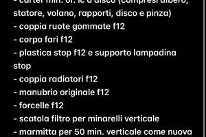 RICAMBI BOOSTER NG E F12