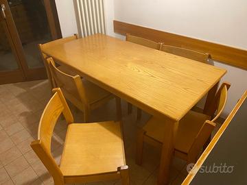 TAVOLO CUCINA IN LEGNO MASSICCIO